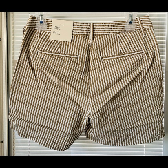 Womens' Striped Chino Shorts Seersucker - Picture 4 of 4